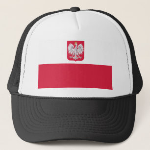 Poolse vlag trucker pet