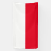 Poolse vlag van Polen aangepaste banner teken (Verticaal)