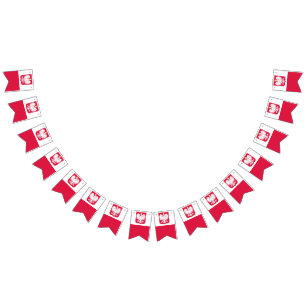 Poolse vlag vlaggetjes