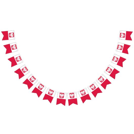 Poolse vlag vlaggetjes (Alle)