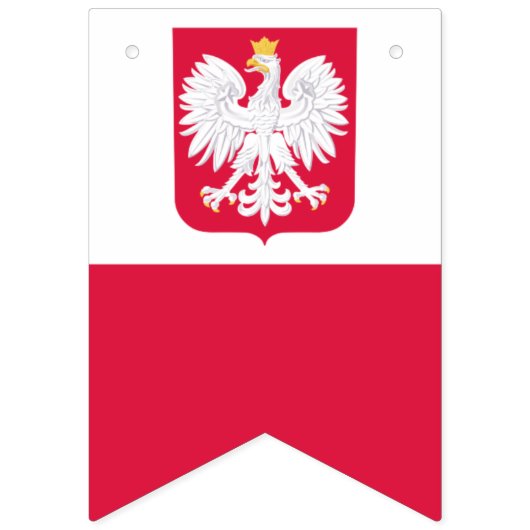 Poolse vlag vlaggetjes (Eerste vlag)