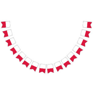 Poolse vlag vlaggetjes