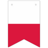 Poolse vlag vlaggetjes (Eerste vlag)