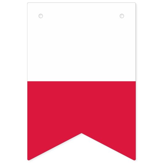 Poolse vlag vlaggetjes (Derde vlag)