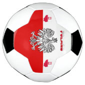 Poolse vlag voetbal (Gedraaid)