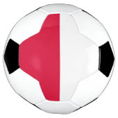 Poolse vlag voetbal (Gedraaid)