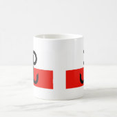 Poolse vlag voor verzet koffiemok (Center)