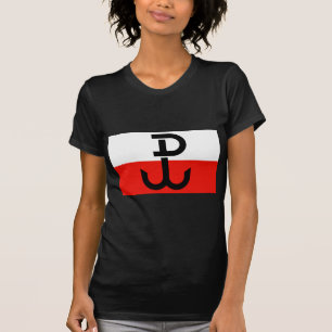 Poolse vlag voor verzet t-shirt