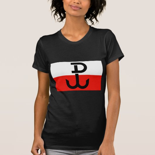 Poolse vlag voor verzet t-shirt (Voorkant)