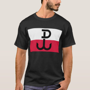 Poolse vlag voor verzet t-shirt