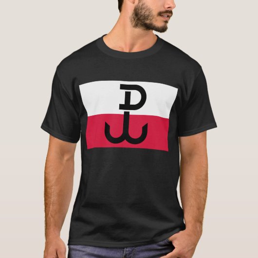 Poolse vlag voor verzet t-shirt (Voorkant)