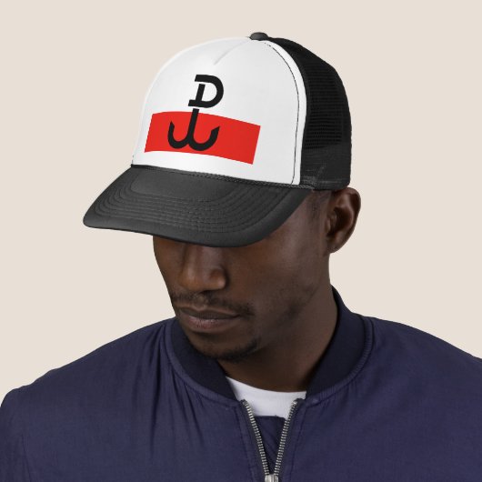 Poolse vlag voor verzet trucker pet (In situ)