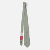 Poolse vlag voor vingerafdrukken stropdas (Achterkant)
