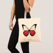 Poolse vlag voor vlinders tote bag (Voorkant (product))