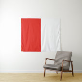 Poolse vlag wandkleed (In Situ (horizontaal))