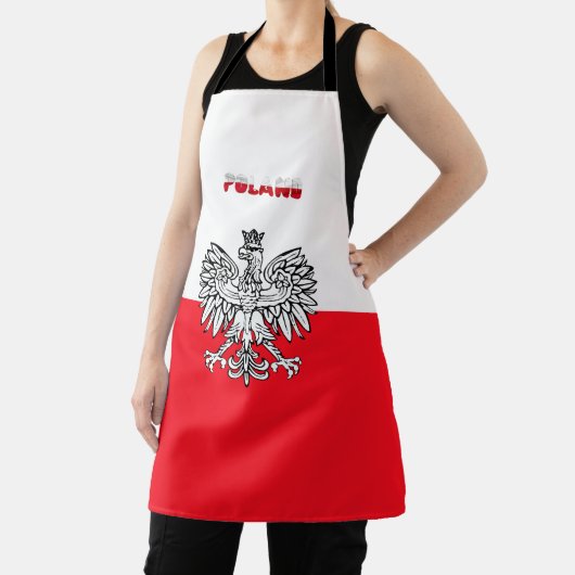 Poolse vlaggen schort (Insitu)