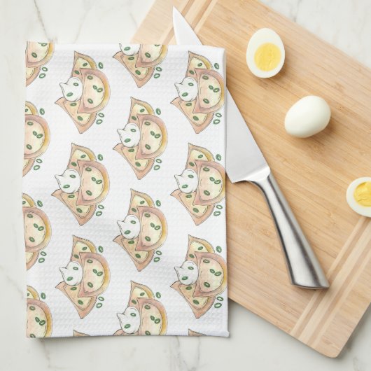 Poolse voedselaardappelen verstuiven Pierogies Sou Theedoek (Quarter Fold)