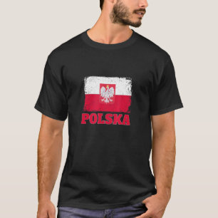 Poolse voetballiefhebber 2022 Flag Polen P T-shirt