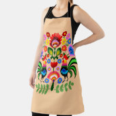 Poolse volkskunst - bloemenborduurpatroon schort (Insitu)