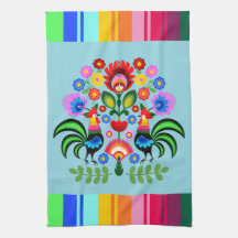 Poolse volkskunst - bloemenborduurpatroon