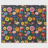 Poolse volkskunst handgeschilderd inpakpapier (Vlak)