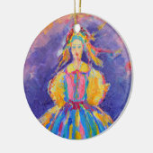 Poolse volkskunst Poolse cadeau Keramisch Ornament (Links)