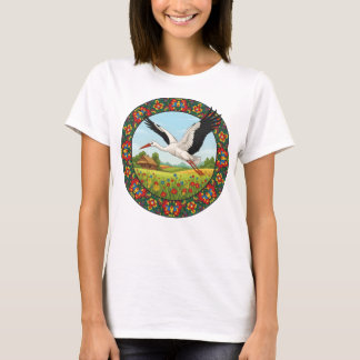 Poolse Volksstork Wycinanki T-shirt