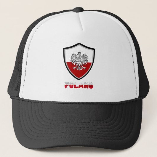 Poolse vrachtwagenchauffeur trucker pet (Voorkant)