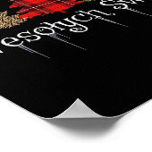 Poolse vrolijke kerst Wesolych Swiat Plaid Bomen Poster (Hoek)