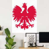 Poolse Wapen Adelaar Poster (Thuiskantoor)