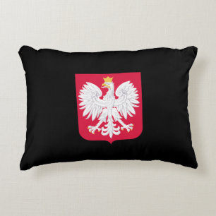 Poolse wapenmantel accent kussen