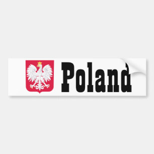 Poolse wapenschild bumpersticker
