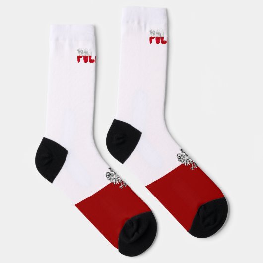 Poolse wapenschild sokken (Rechts)