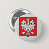 Poolse wapenstilstand ronde button 5,7 cm (Voorkant /achterkant)