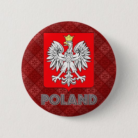 Poolse wapenstilstand ronde button 5,7 cm (Voorkant)