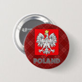 Poolse wapenstilstand ronde button 5,7 cm (Voorkant /achterkant)
