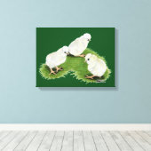 Poolse weekdieren canvas afdruk (Insitu (Houten vloer))