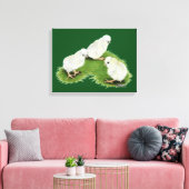 Poolse weekdieren canvas afdruk (Insitu (Woonkamer))