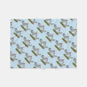 Poolse weekkippen fleece deken (Voorkant (Horizontaal))