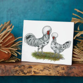 Poolse weekkippen fotoplaat (Zijkant)