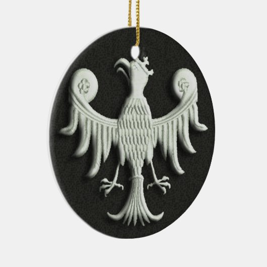  Poolse witte adelaar Keramisch Ornament (Rechts)