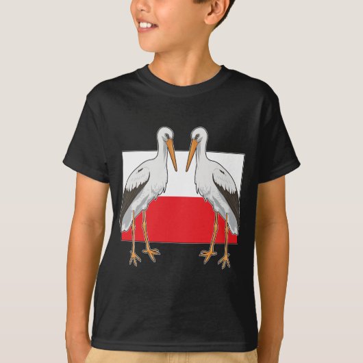 Poolse witte storm t-shirt (Voorkant)