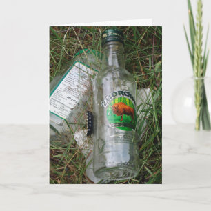Poolse Wodka Wenskaart Vriendschap Favoriet Kaart