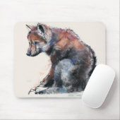 Poolse Wolf Pup 2001 Muismat (Met muis)