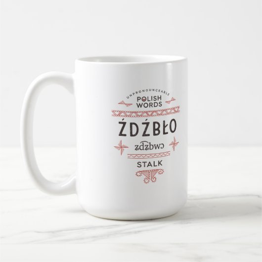 Poolse woorden Stalk Koffiemok (Links)