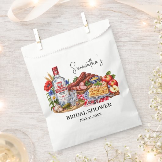 Poolse Worsten Appeltaart Vodka Bruidsborrel Bedankzakje (Geknipt)
