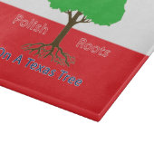 Poolse wortels op een Texas-boom Snijplank (Hoek)