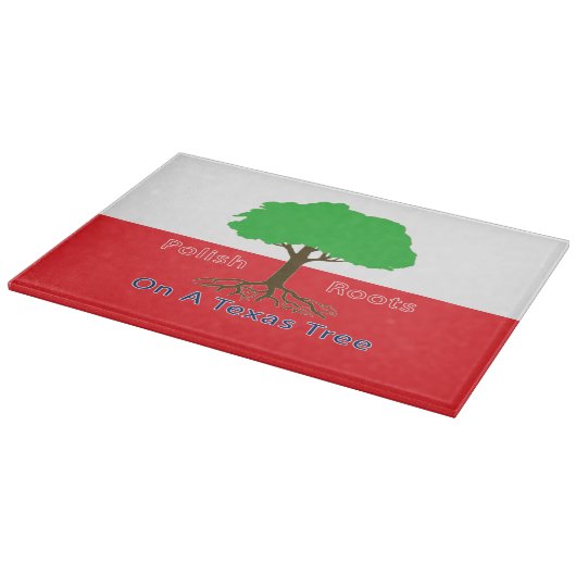 Poolse wortels op een Texas-boom Snijplank (Hoek)