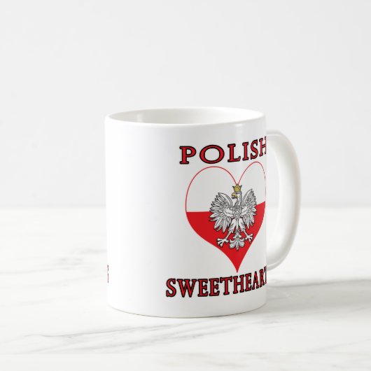 Poolse zeukenkunst koffiemok (Voorkant rechts)