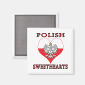 Poolse zeukenkunst magneet (Voorkant / Achterkant)
